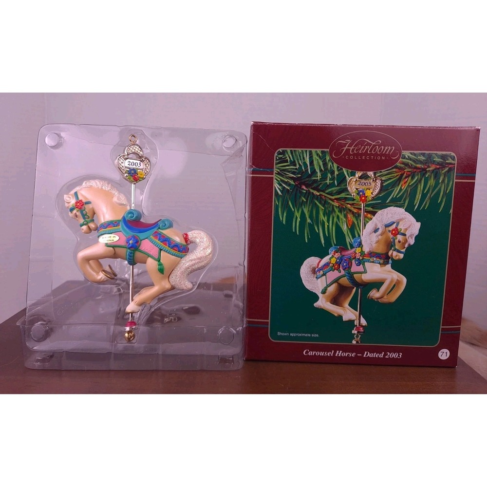Carlton Cards Heirloom Collection‎ Carousel Horse 14th In The Series 2003